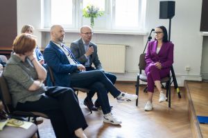 Konferencja "Siła Dialogu Kobiet" w Starostwie Powiatowym w Wąbrzeźnie