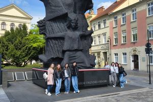 Uczennice Zespołu Szkół w Wąbrzeźnie na wycieczce do Bydgoszczy
