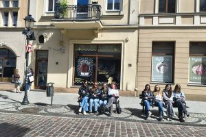 Uczennice Zespołu Szkół w Wąbrzeźnie na wycieczce do Bydgoszczy