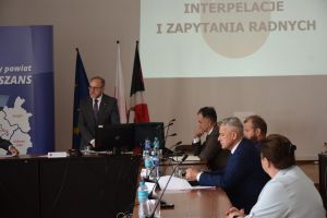 XXII sesja Rady Powiatu w Wąbrzeźnie