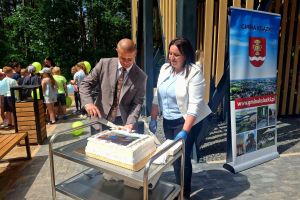 Uroczyste otwarcie wieży widokowej w Łopatkach