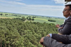 Uroczyste otwarcie wieży widokowej w Łopatkach