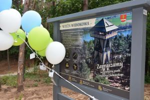 Uroczyste otwarcie wieży widokowej w Łopatkach
