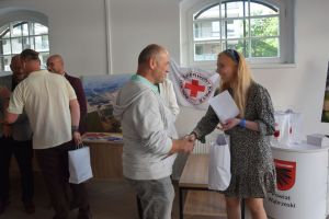 Uroczyste spotkanie krwiodawców Delegatury PCK w Wąbrzeźnie
