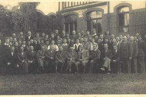 Pracownicy Starostwa Powiatowego w Wąbrzeźnie 1948 r.