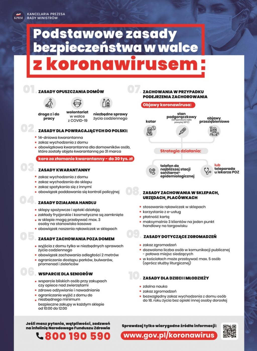 Koronawirus - zalecenia, poradniki - do pobrania na naszej stronie internetowej