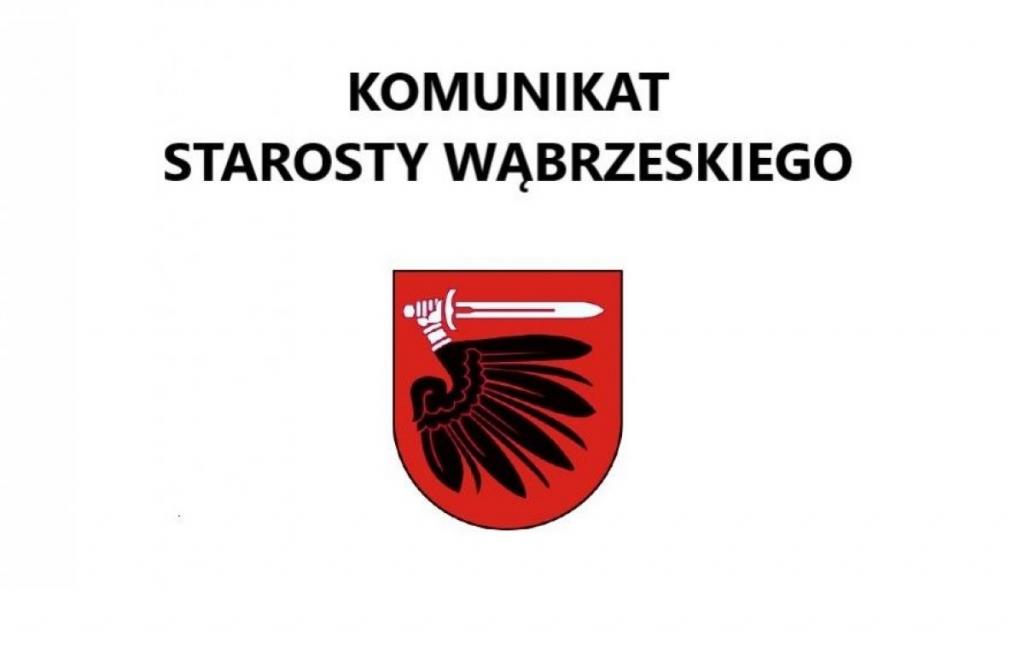 Komunikat Starosty Wąbrzeskiego