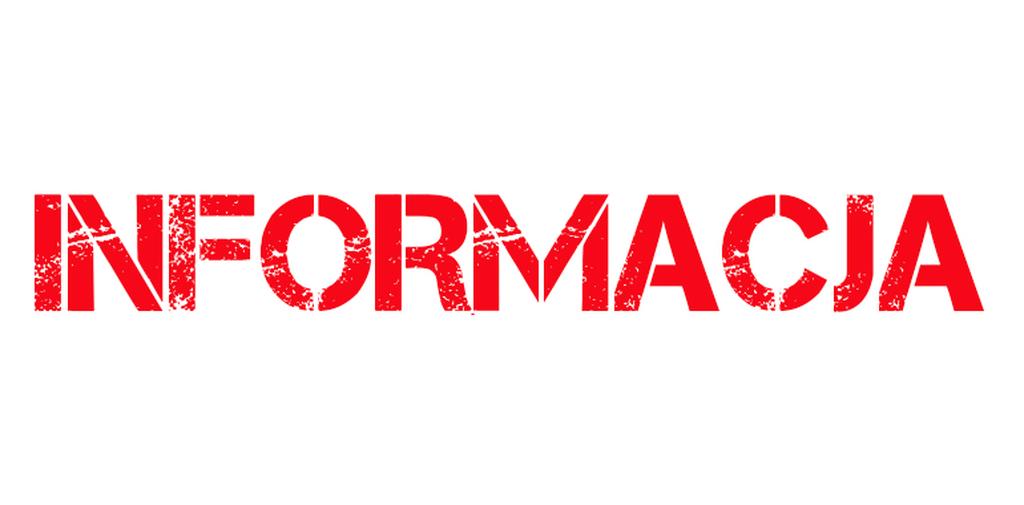 INFORMACJA O KONKURSIE