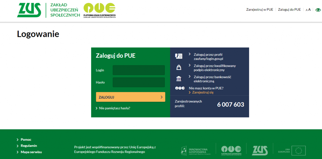 Większość spraw załatwisz przez internet. Załóż konto na PUE ZUS