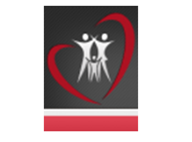 Logo przedstawiajace 3 osoby w sercu