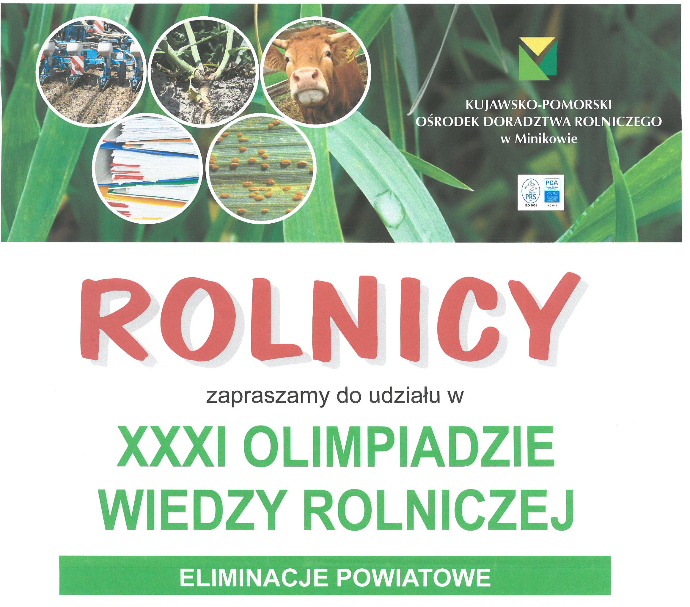 XXXI Olimpiada Wiedzy Rolniczej