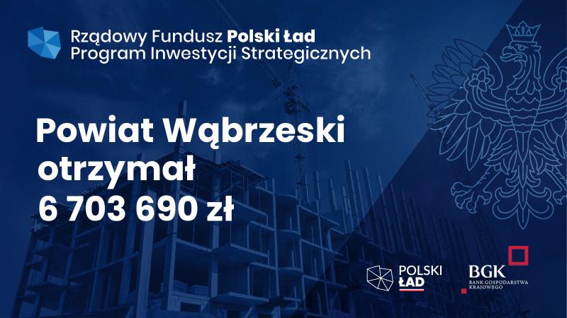 Powiat Wąbrzeski pozyskał prawie 7 mln zł na Rozbudowę i modernizację Domu Pomocy Społecznej w Wąbrzeźnie z Rządowego Funduszu Polski Ład