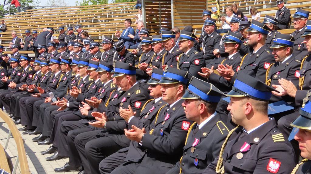  Kujawsko-pomorscy strażacy świętowali w Wąbrzeźnie