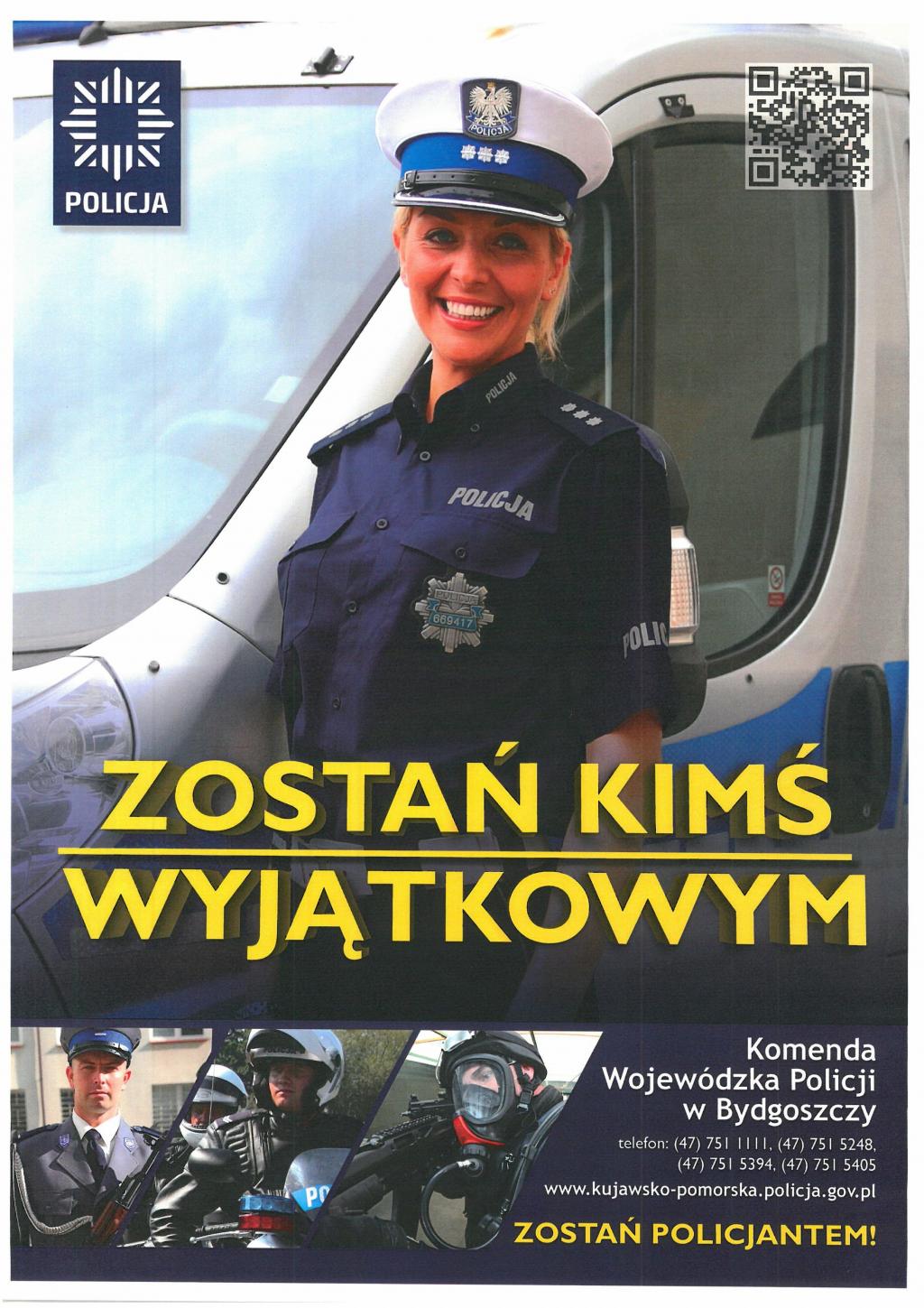 Powiatowy Urząd Pracy w Wąbrzeźnie zaprasza na spotkanie informacyjne dla osób zainteresowanych zawodem Policjanta