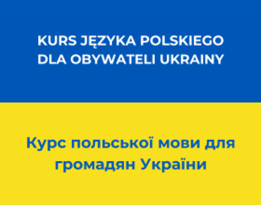 Powiatowy Urząd Pracy w Wąbrzeźnie  zaprasza na darmowy kurs językowy dla osób dorosłych z Ukrainy  "Ucz się polskiego".