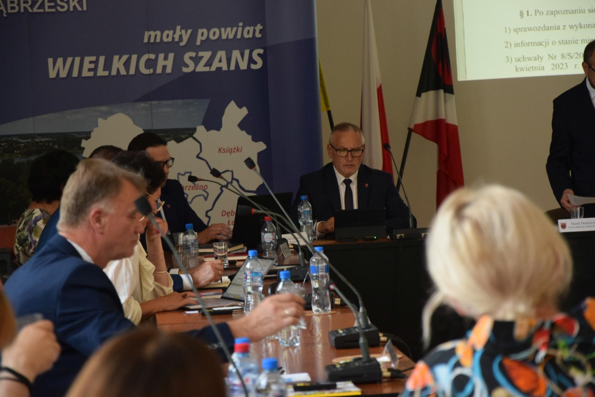 Radni Rady Powiatu w Wąbrzeźnie