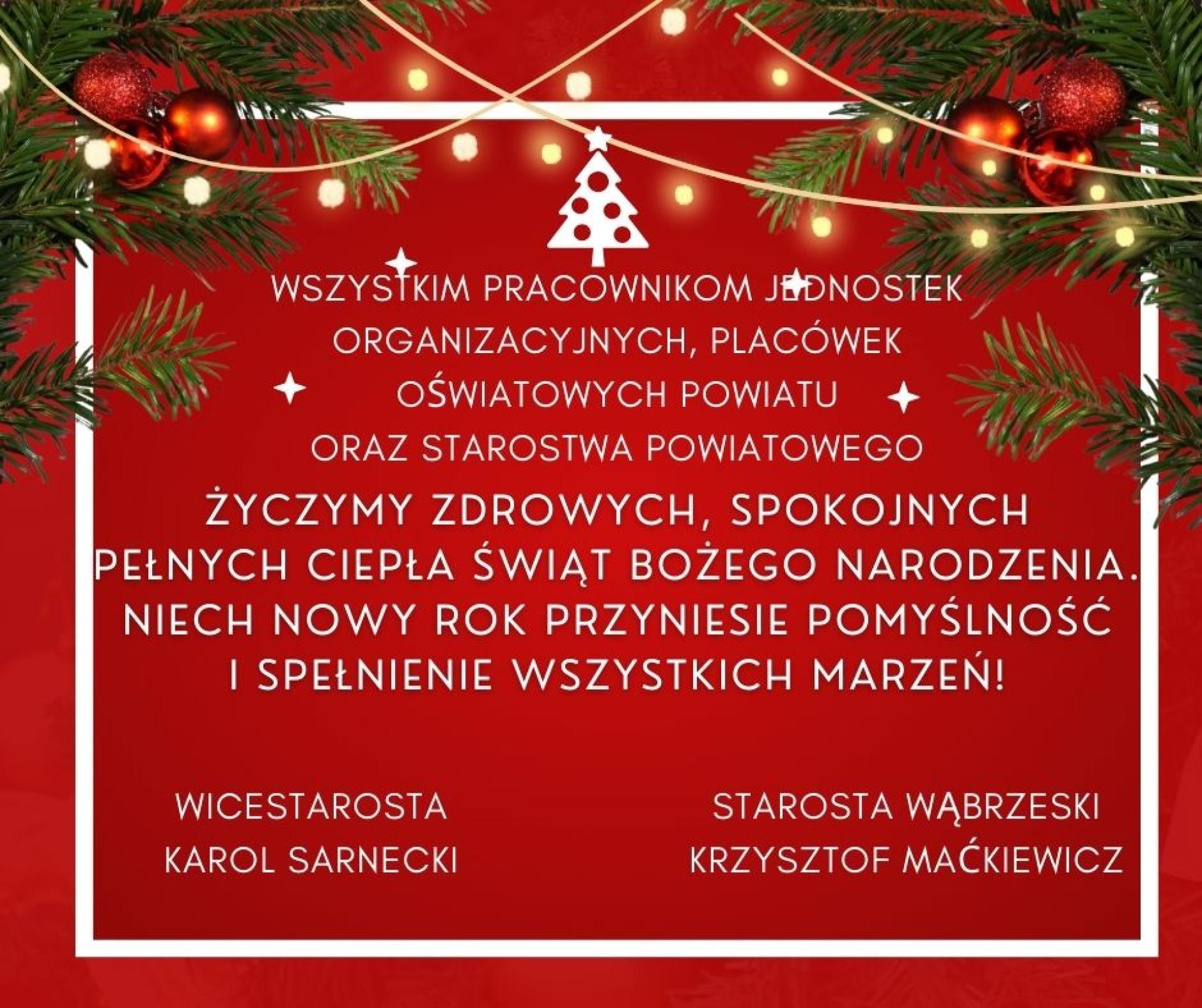 Życzenia świąteczne