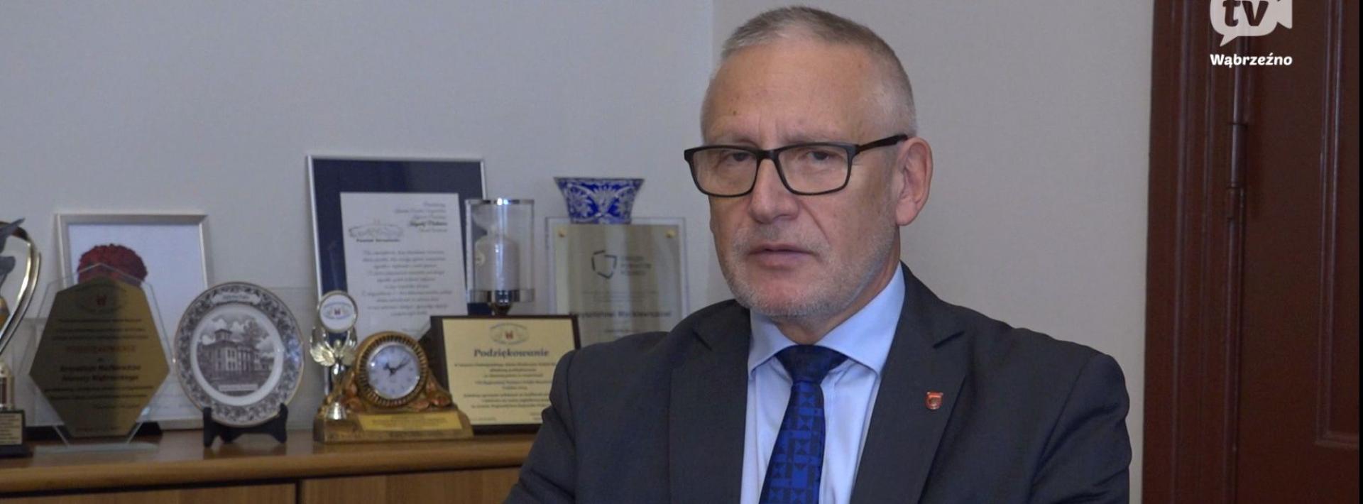 O najbliższych działaniach realizowanych przez Powiat Wąbrzeski opowiada Starosta Wąbrzeski w udzielonym wywiadzie