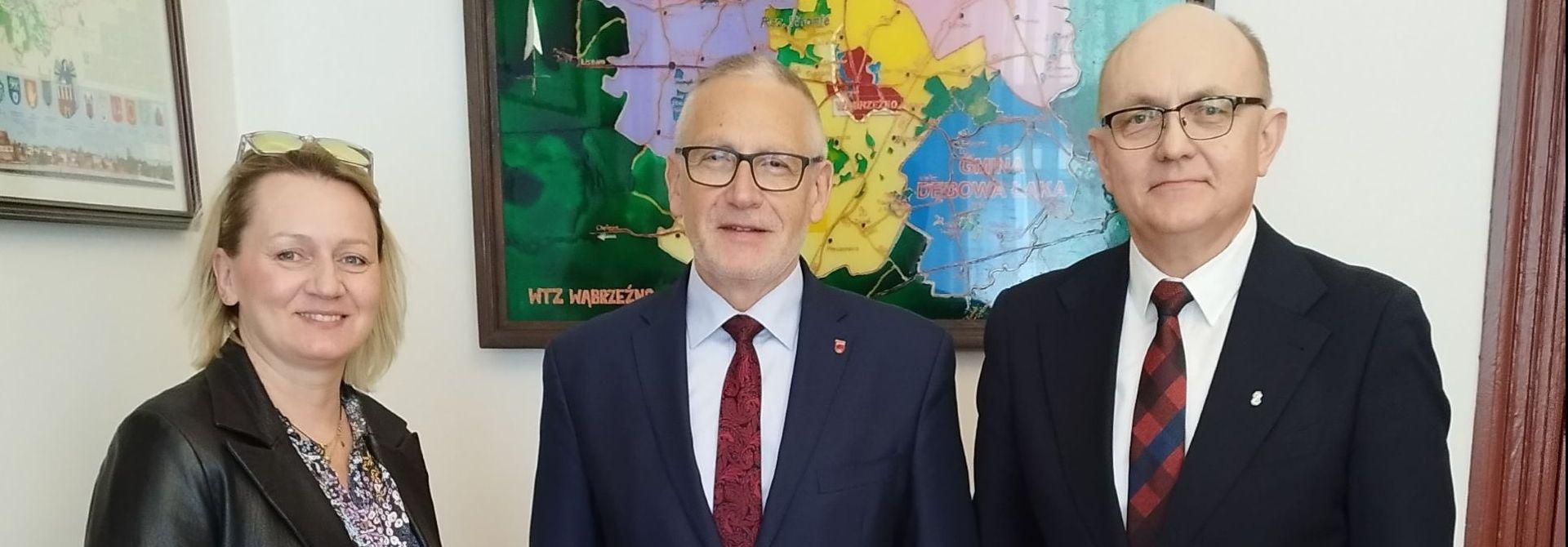 Robocze spotkanie z przedstawicielami Pomorskiej Specjalnej Strefy Ekonomicznej w Starostwie Powiatowym w Wąbrzeźnie