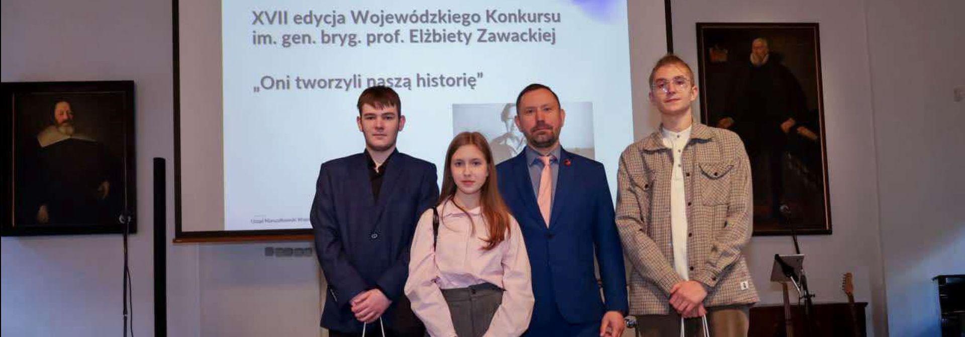 Sukces uczniów ZSO w Wąbrzeźnie w wojewódzkim konkursie historycznym