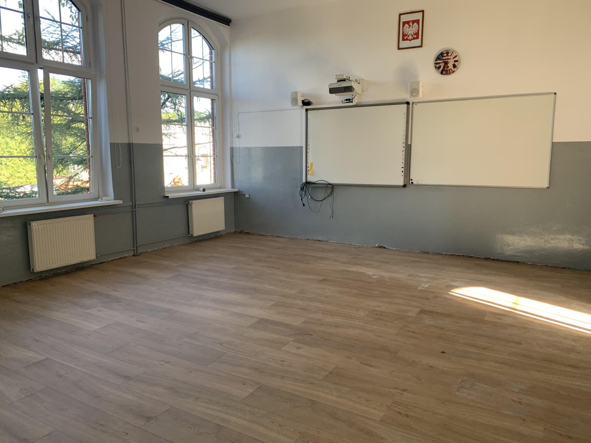 Remonty w Zespole Szkół Ogólnokształcących w Wąbrzeźnie