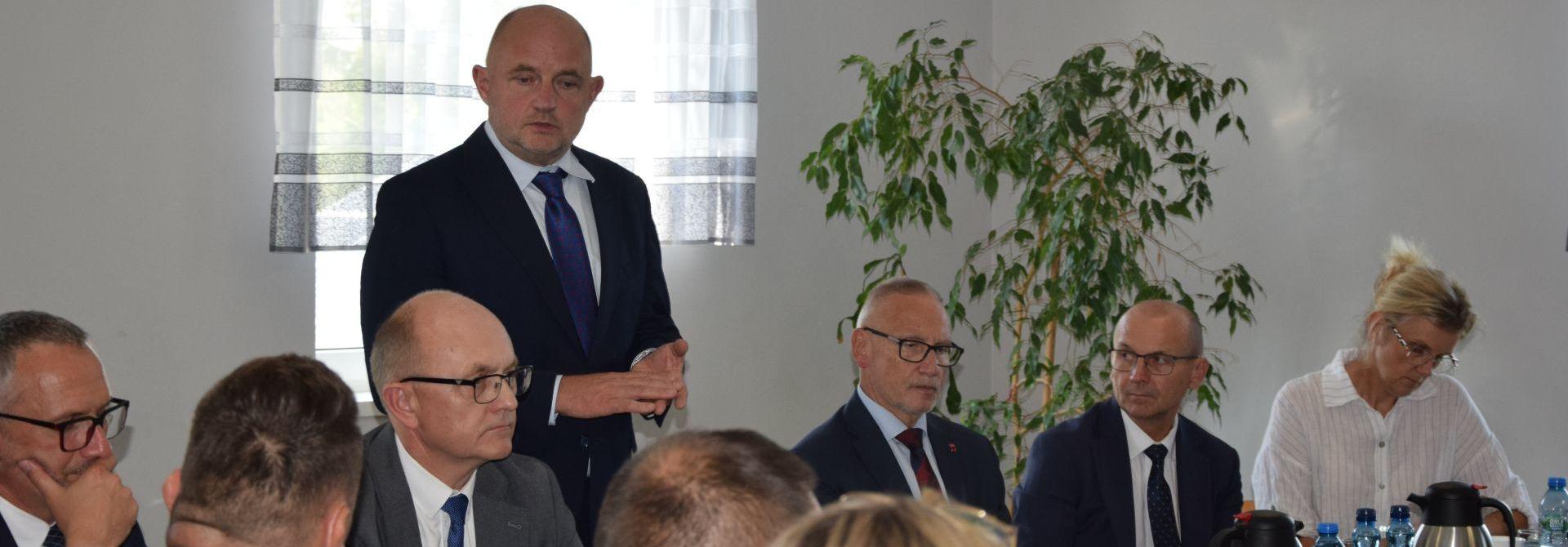 Wizyta Marszałka Województwa Kujawsko-Pomorskiego w Powiecie Wąbrzeskim