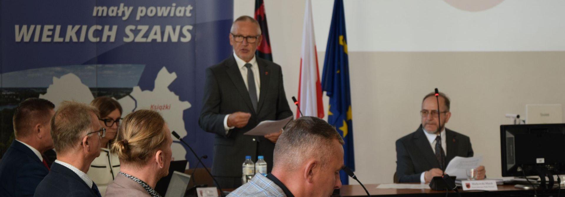 Działalność Spółki Nowy Szpital Sp. z o.o. głównym tematem  XV sesji Rady Powiatu w Wąbrzeźnie