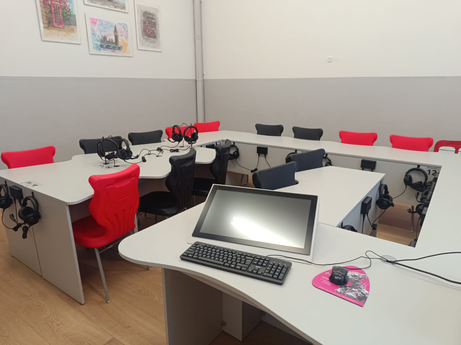 Nowe pracownie językowe w ZSO w Wąbrzeźnie.