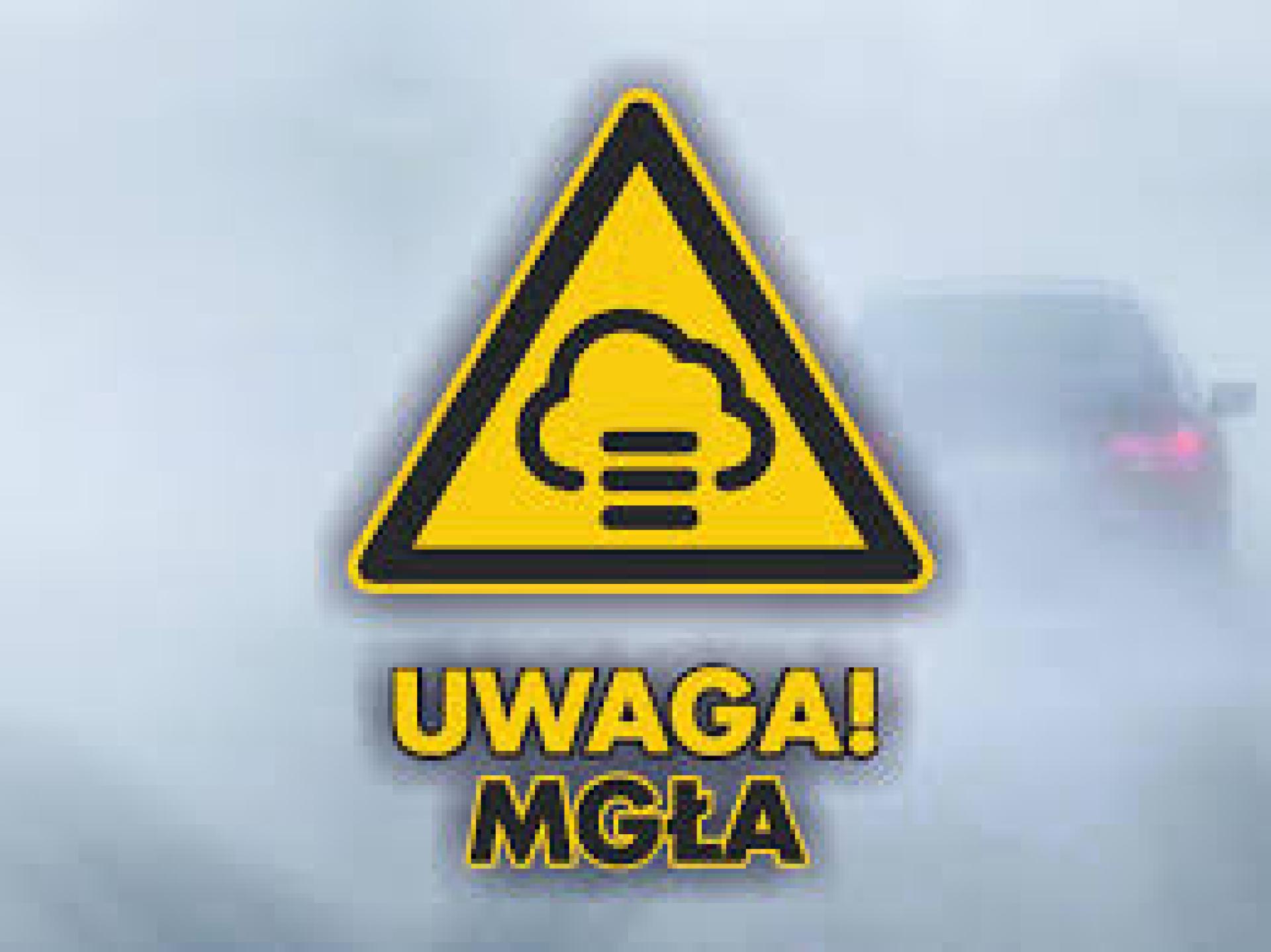 Ostrzeżenie meteorologiczne - Gęste mgły
