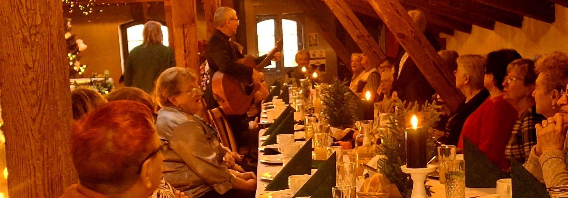 Spotkanie Świąteczne członków Polskiego Związku Niewidomych Koła Powiatowego w Wąbrzeźnie