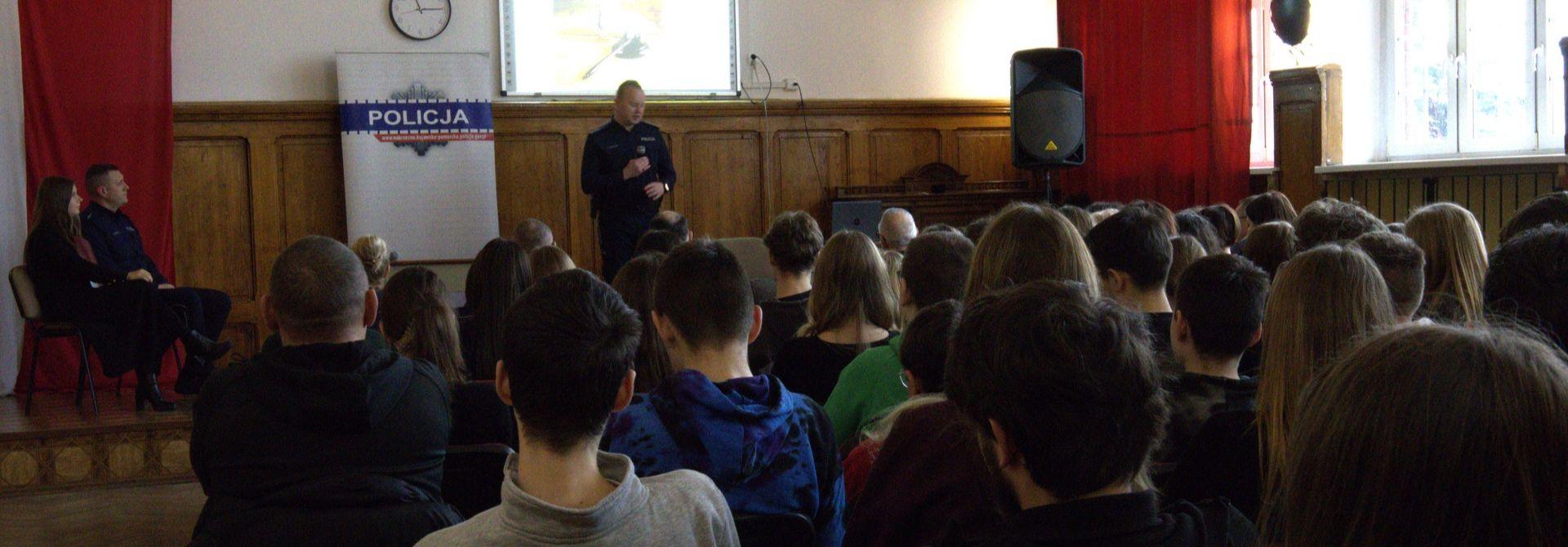 Debata „Nie Przehulaj Życia” w Zespole Szkół Ogólnokształcących w Wąbrzeźnie