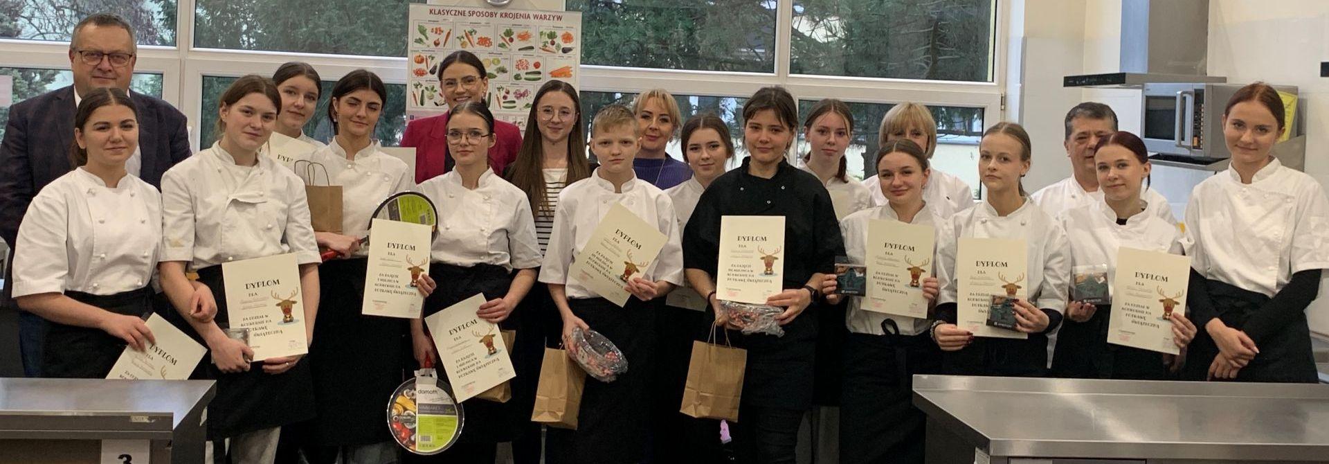 Świąteczny konkurs kulinarny w Zespole Szkół w Wąbrzeźnie